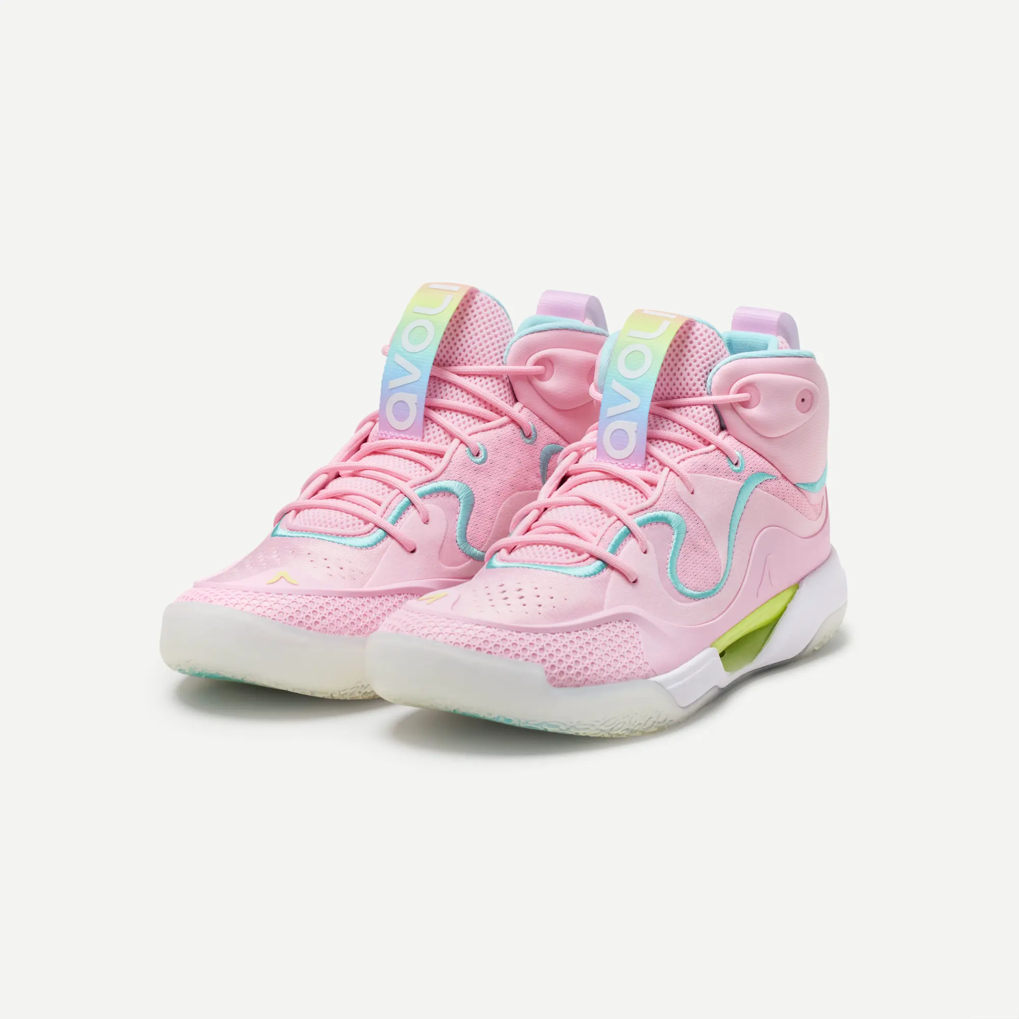 Avoli Mid Pink and Teal Lime - Image 4