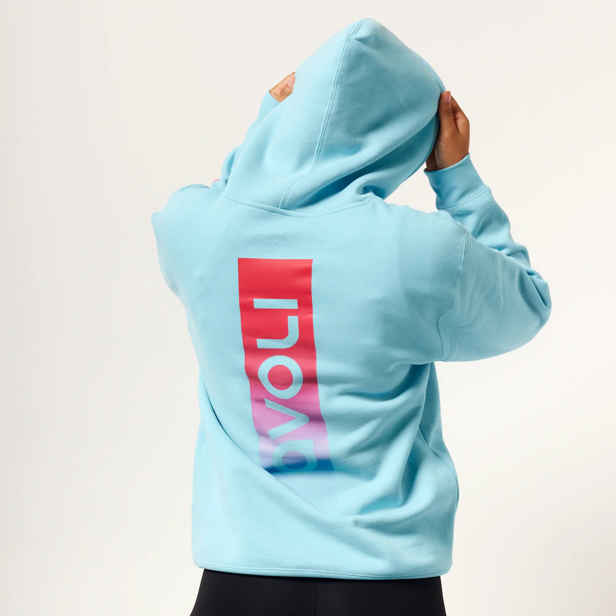 Teal with Ombre Hoodie - Image 3